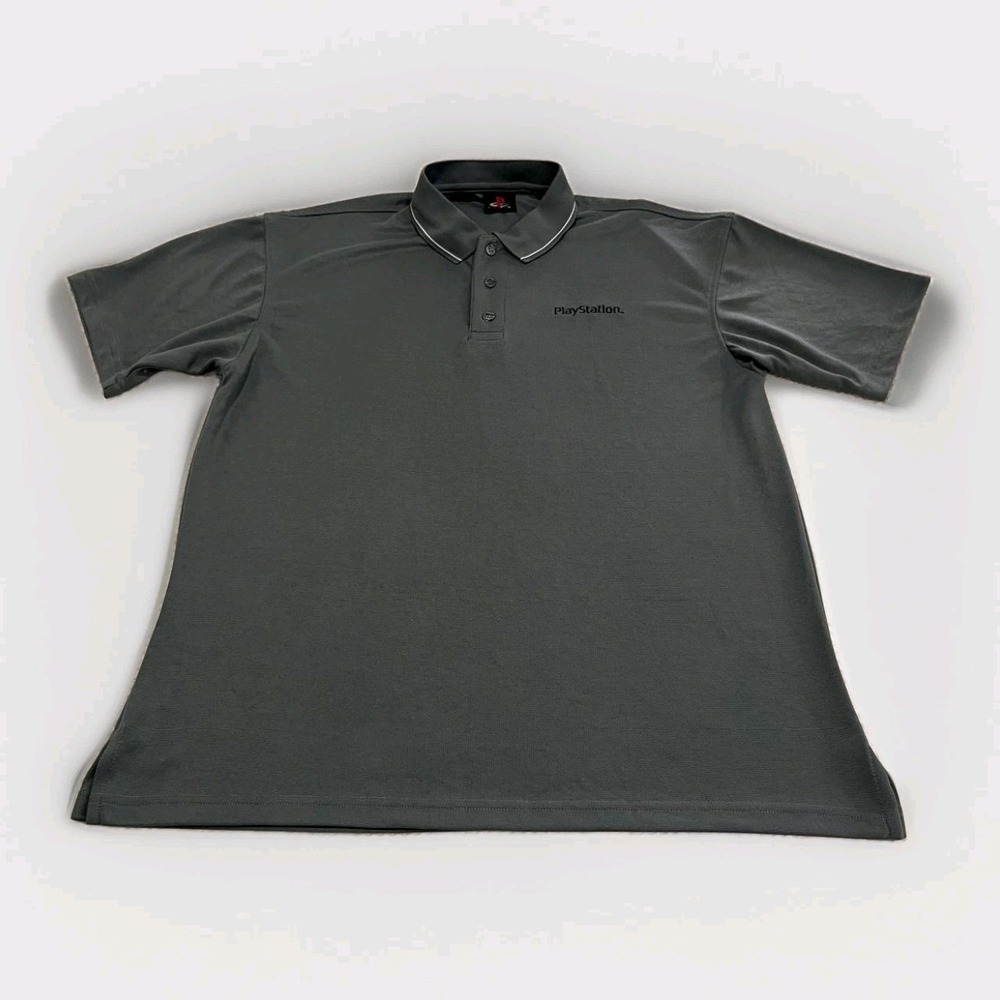 PLAYSTATION Embroidered Woven Official Polo Shirt Mens Medium